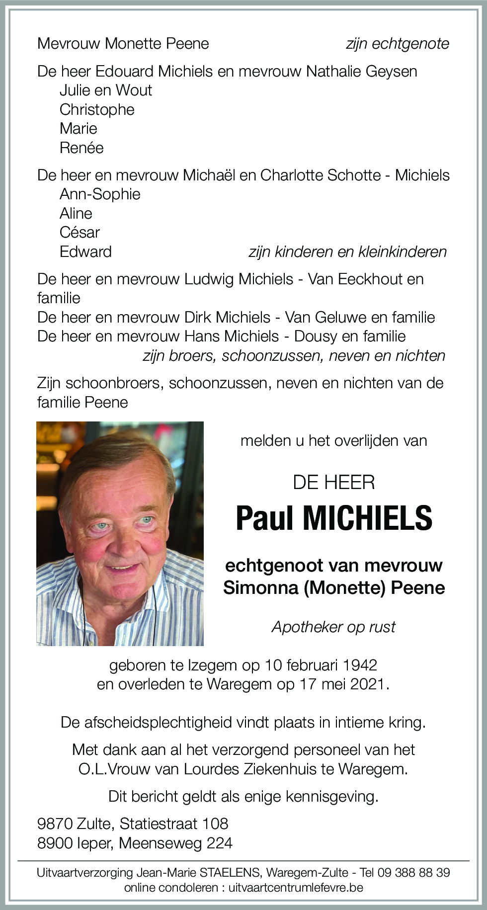 Paul Michiels
