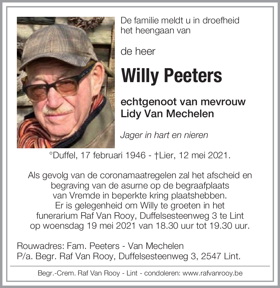 Willy Peeters