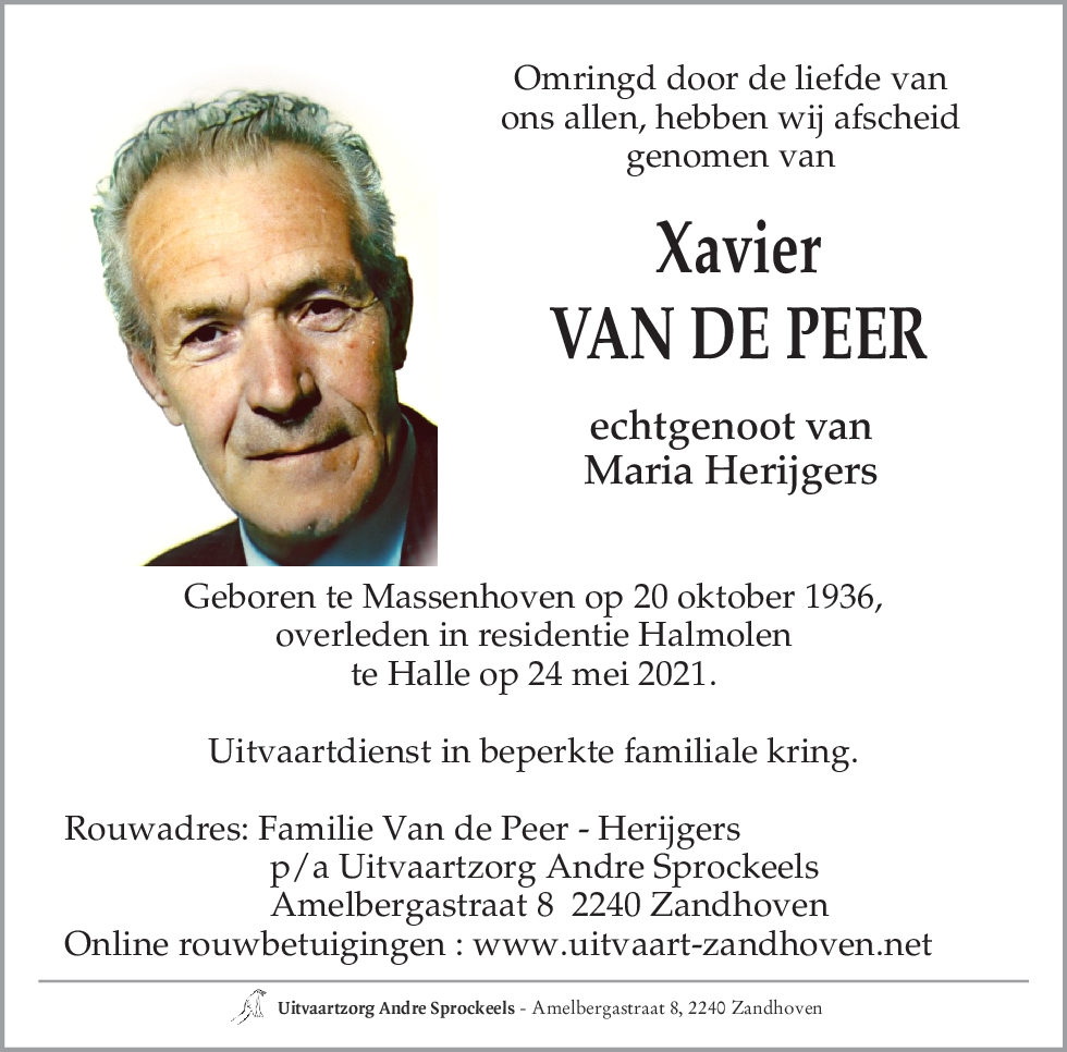 Xavier Van de Peer