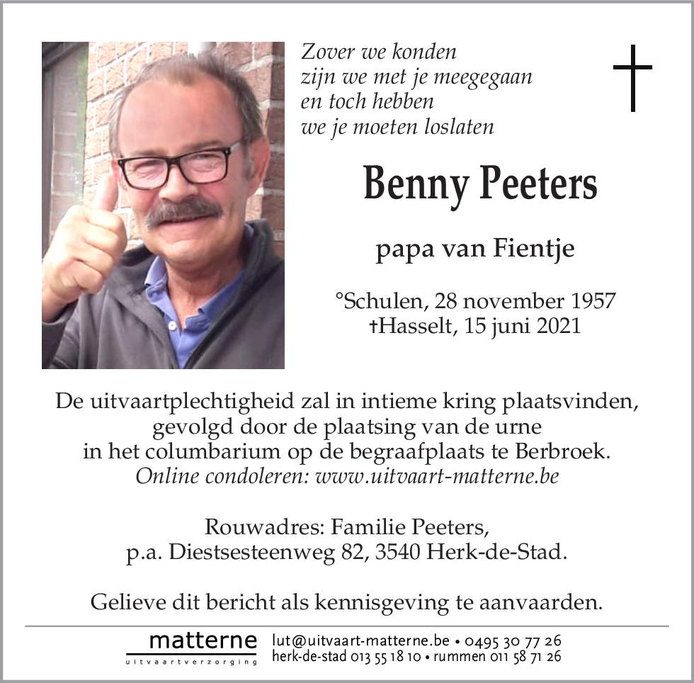 Benny Peeters