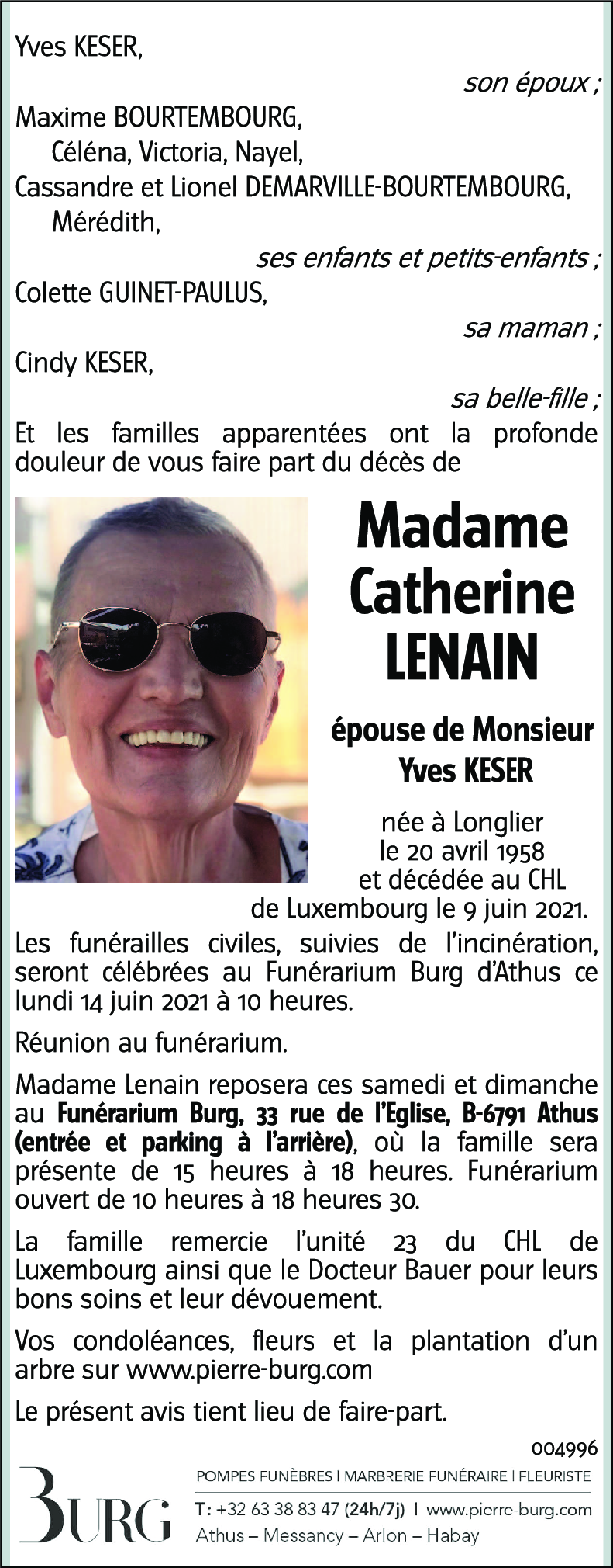 Catherine LENAIN