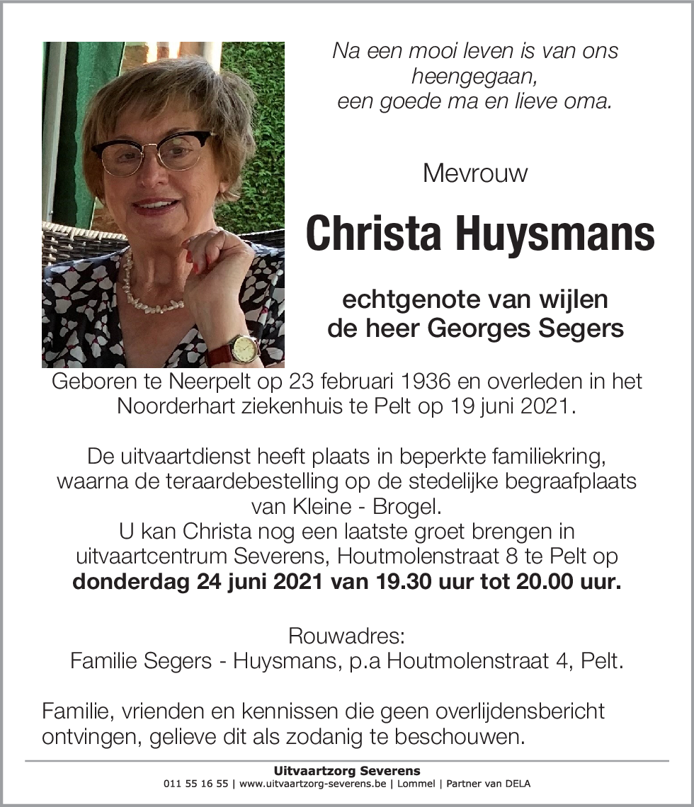 Christa Huysmans