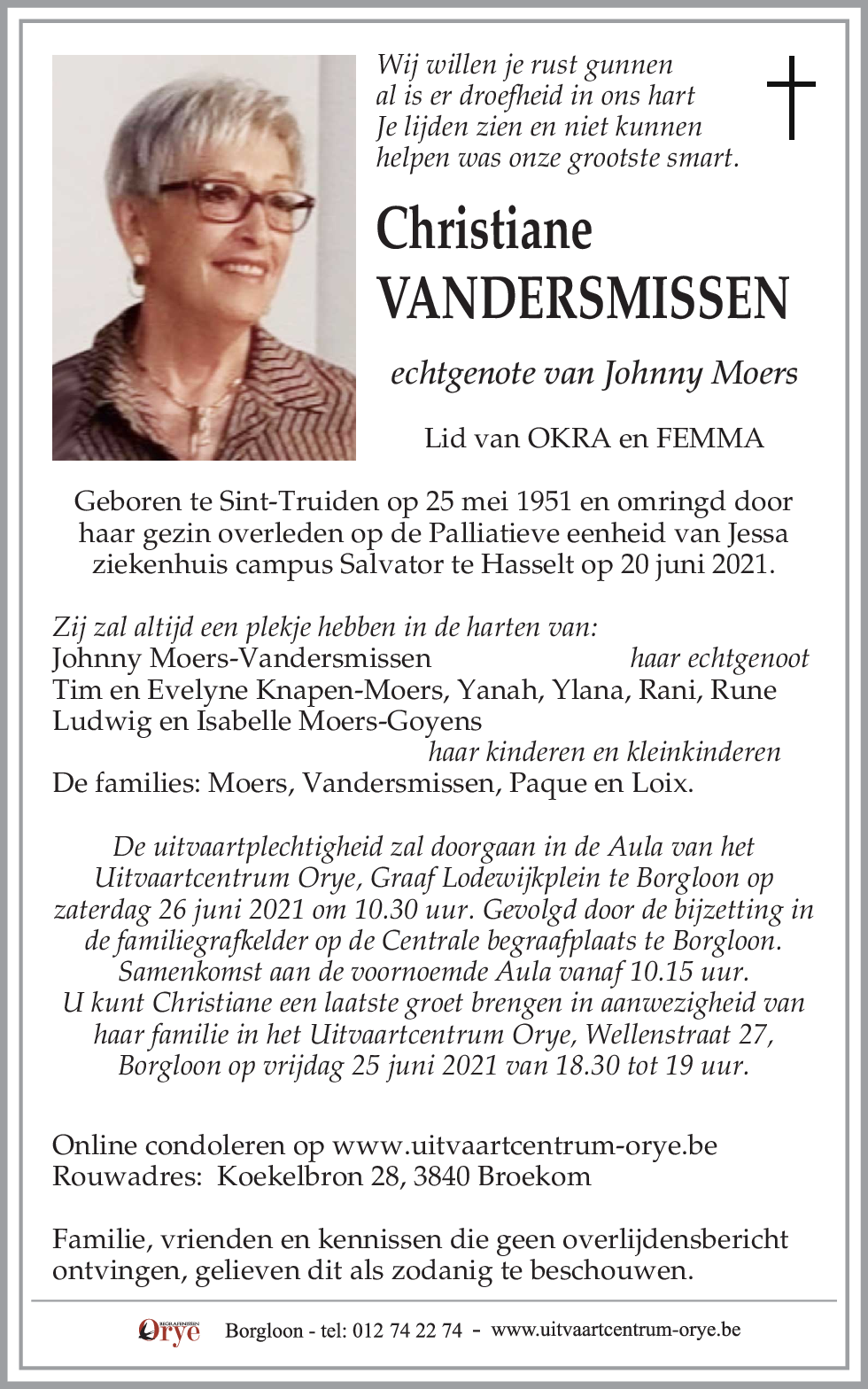 Christiane Vandersmissen