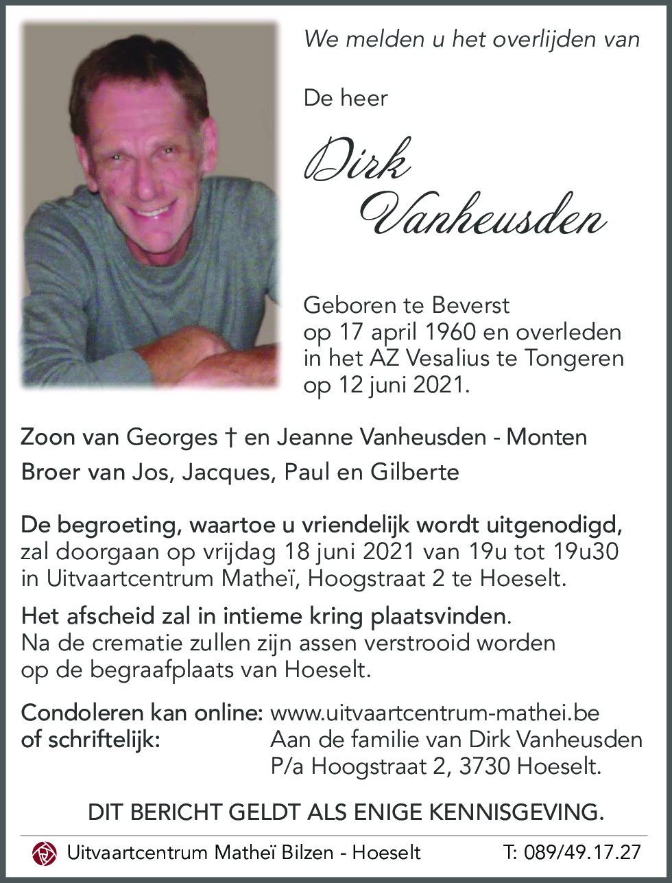 Dirk Vanheusden