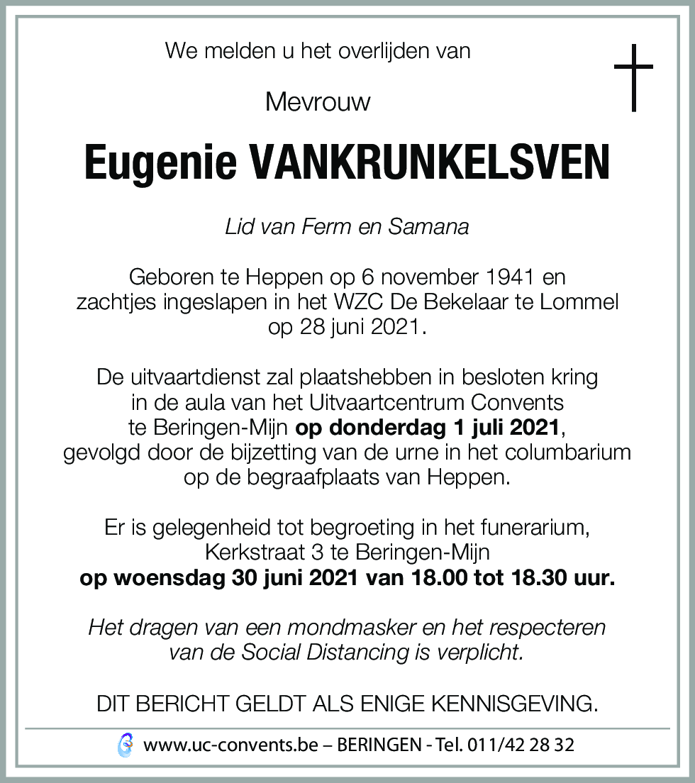 Eugenie Vankrunkelsven