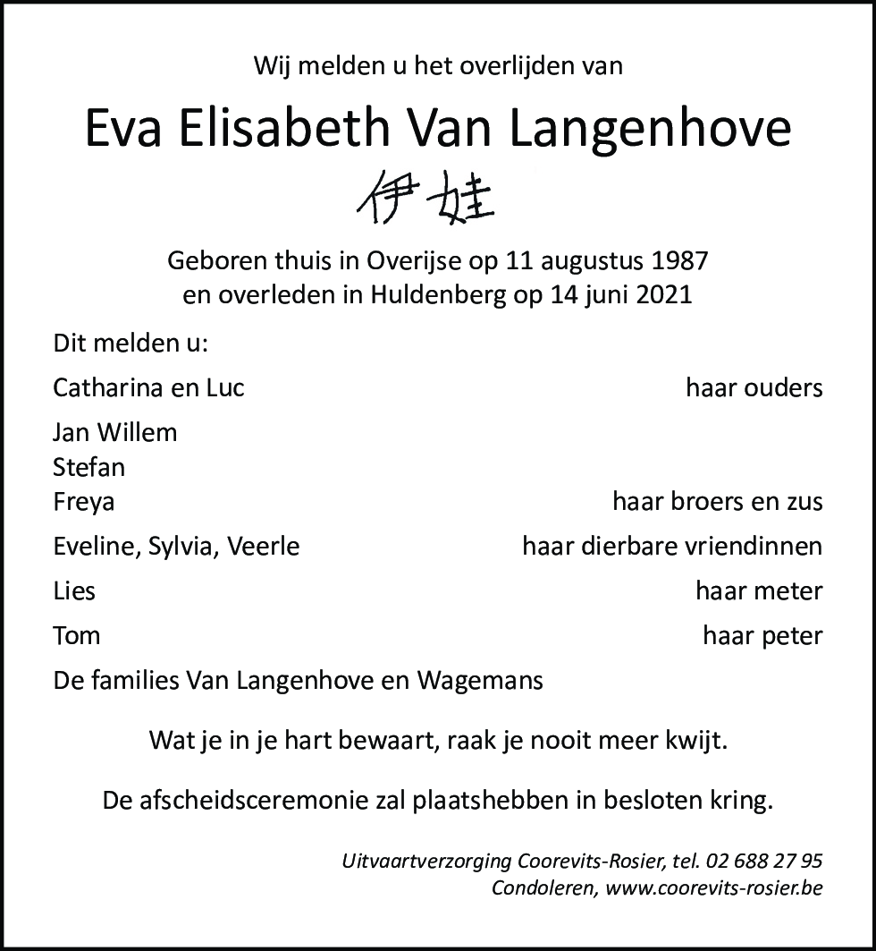 Eva Van Langenhove