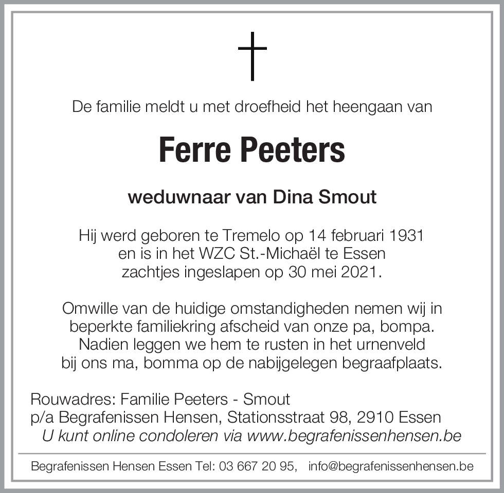 Ferre Peeters