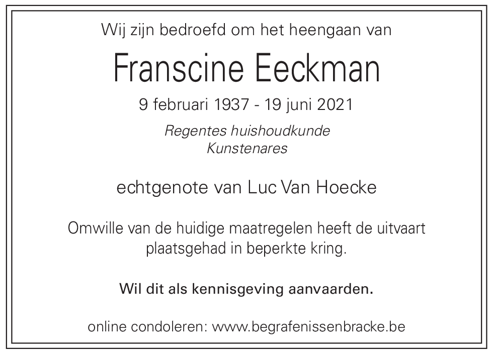 Franscine Eeckman