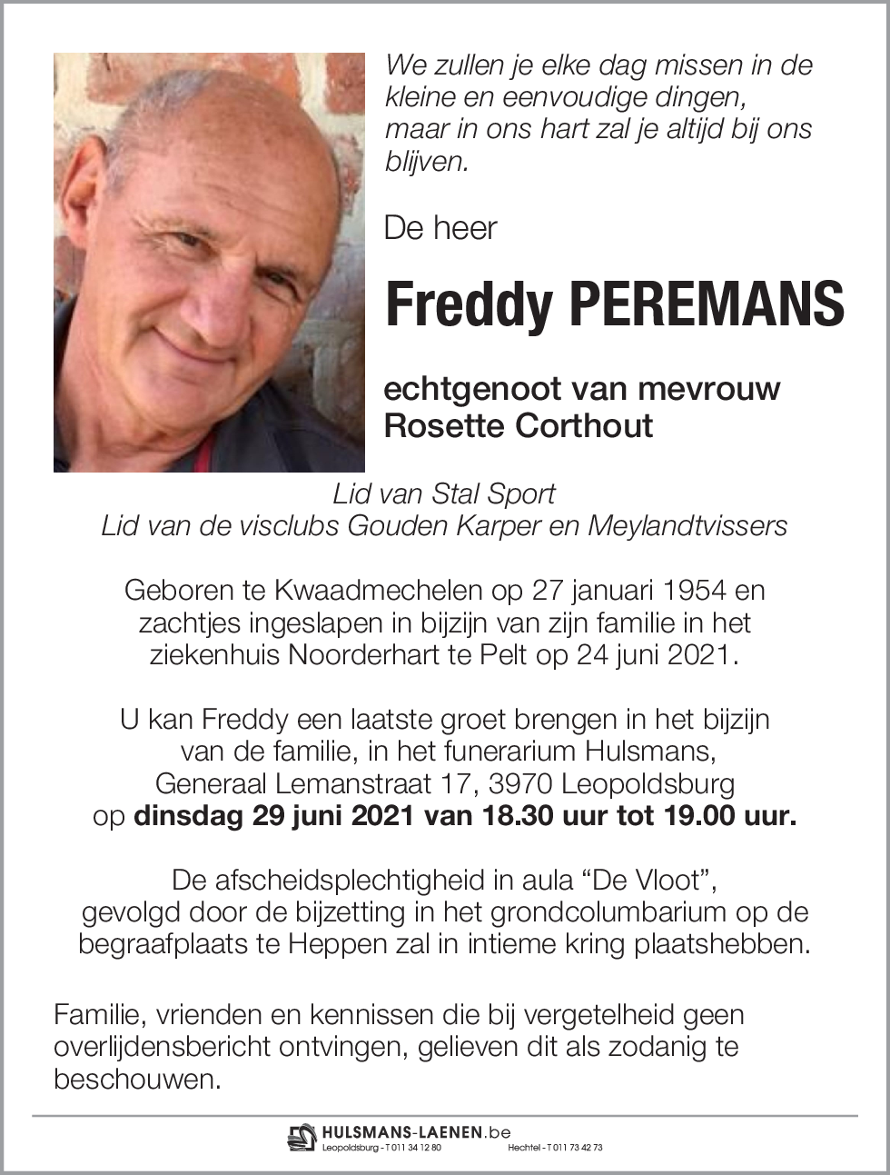 Freddy Peremans