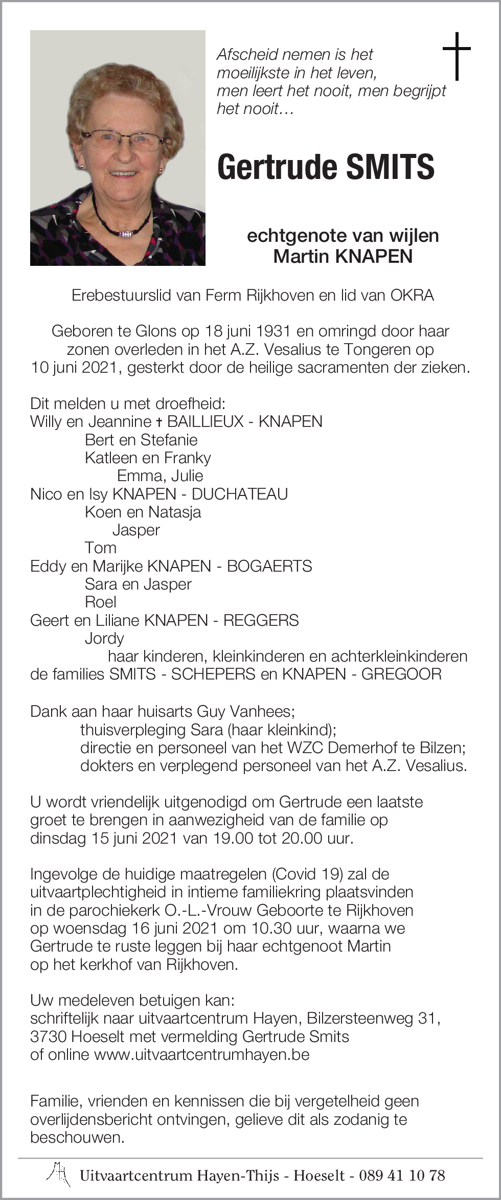 Gertrude SMITS