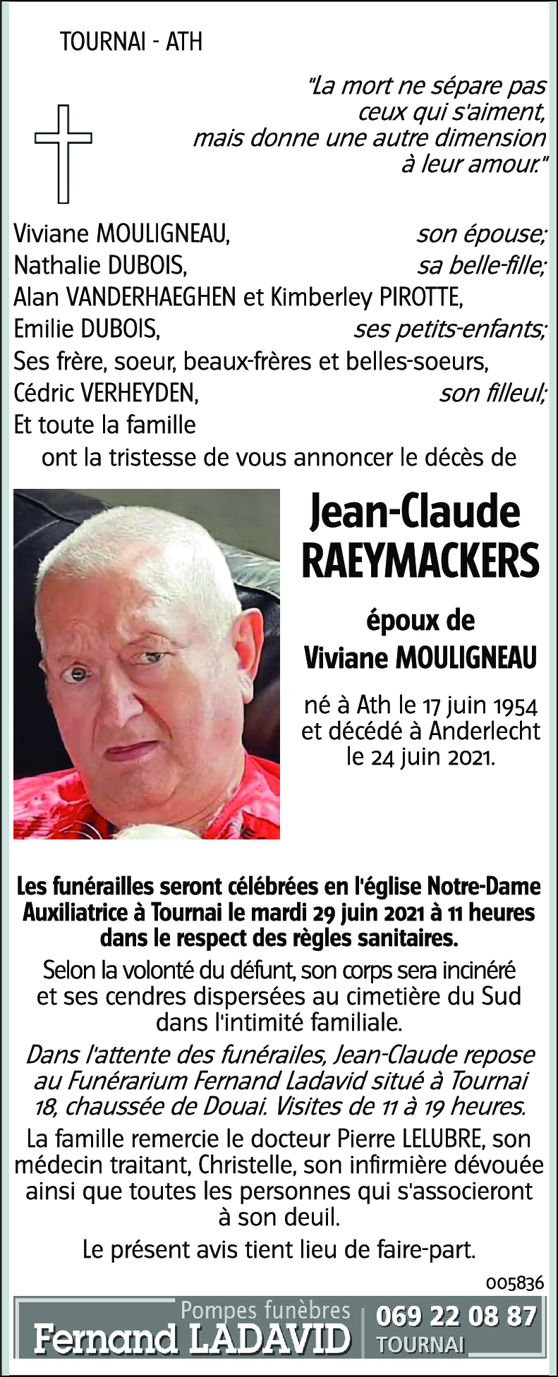 Jean-Claude RAEYMACKERS