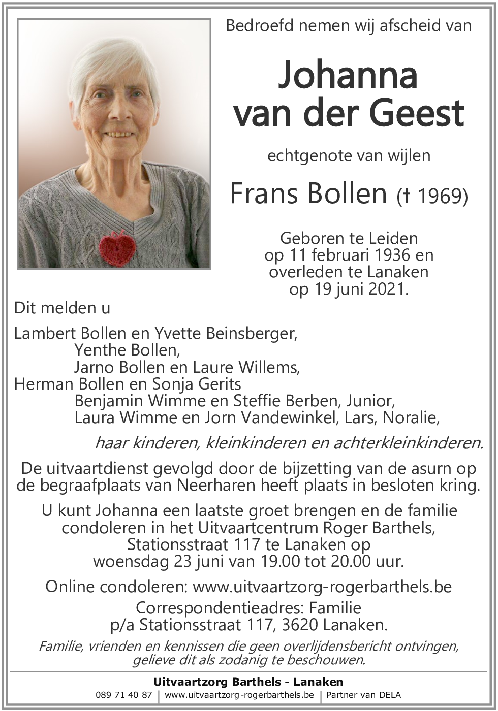 Johanna van der Geest