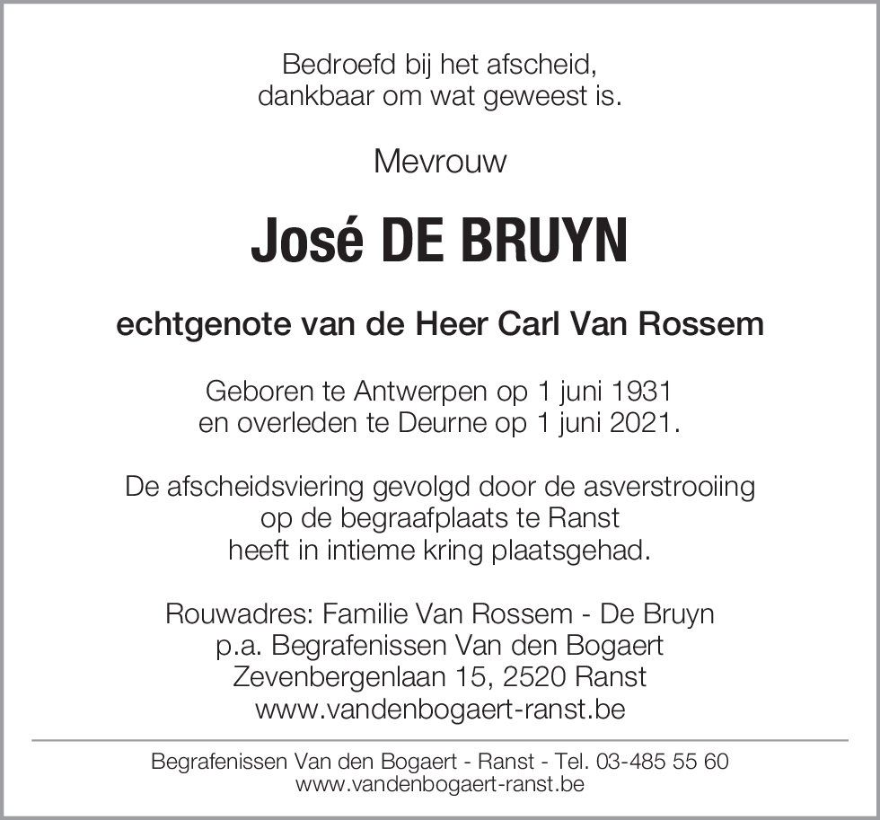 José De Bruyn