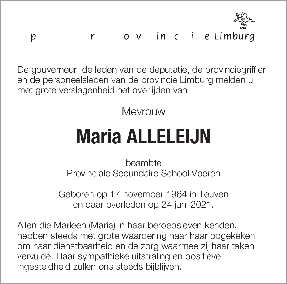 Maria Alleleijn