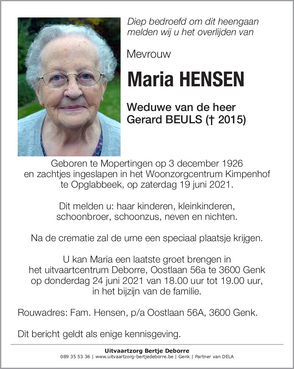 Maria Hensen