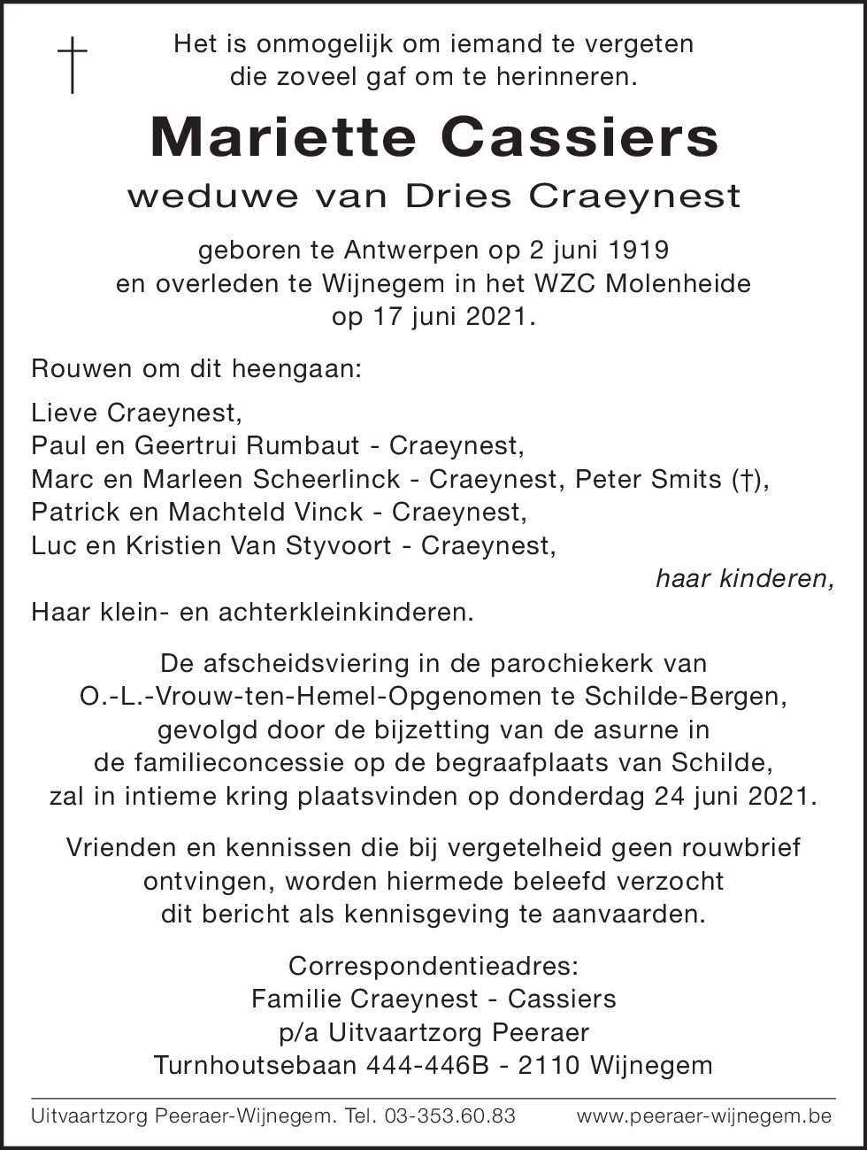 Mariette Cassiers
