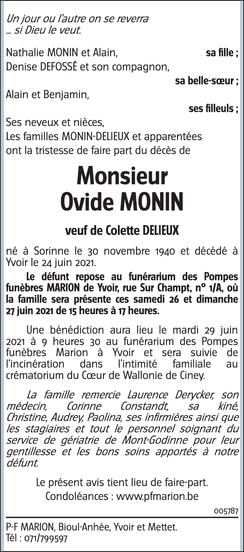 Ovide MONIN