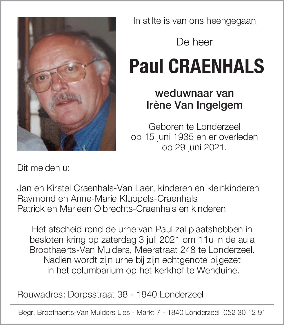 Paul Craenhals