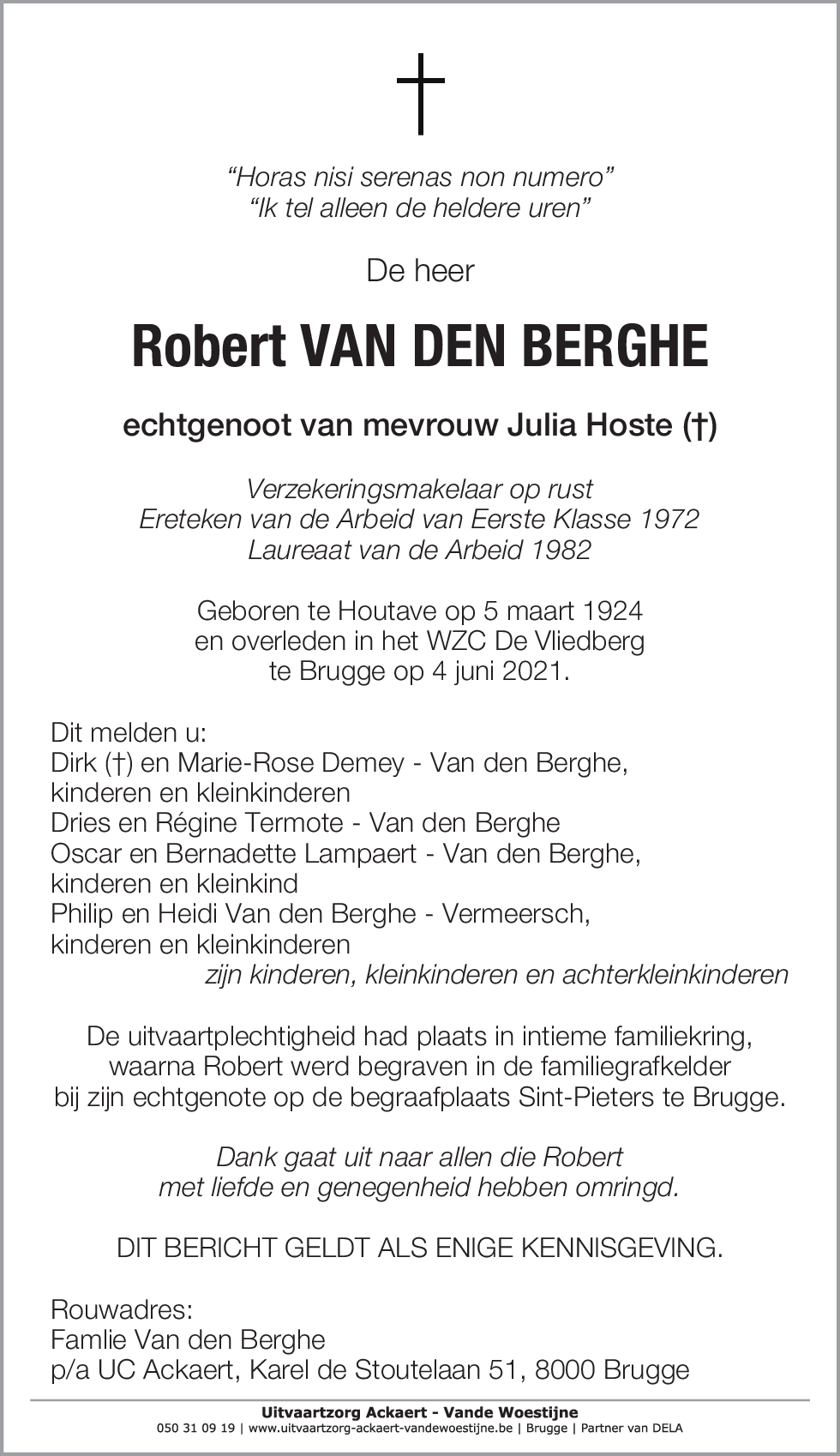 Robert Van den Berghe