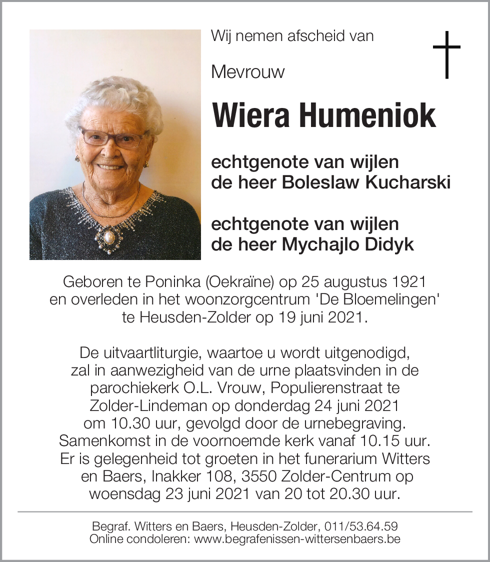 Wiera Humeniok