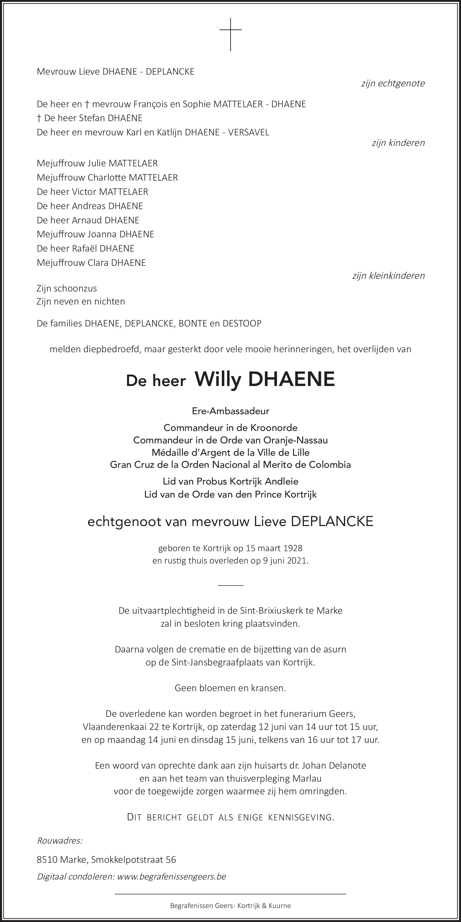 Willy DHAENE