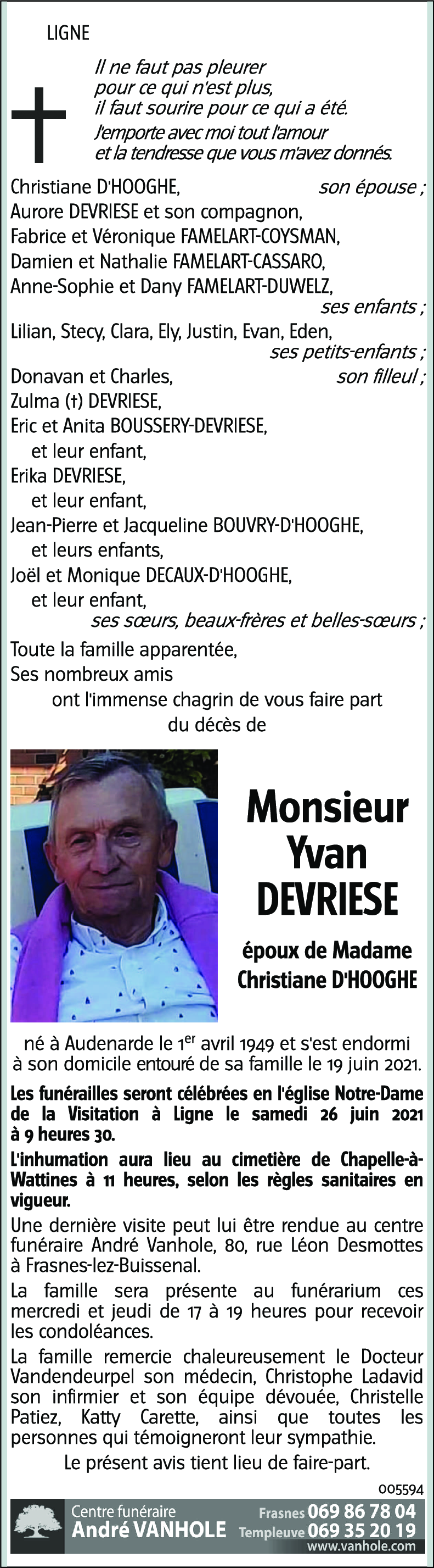 Yvan DEVRIESE