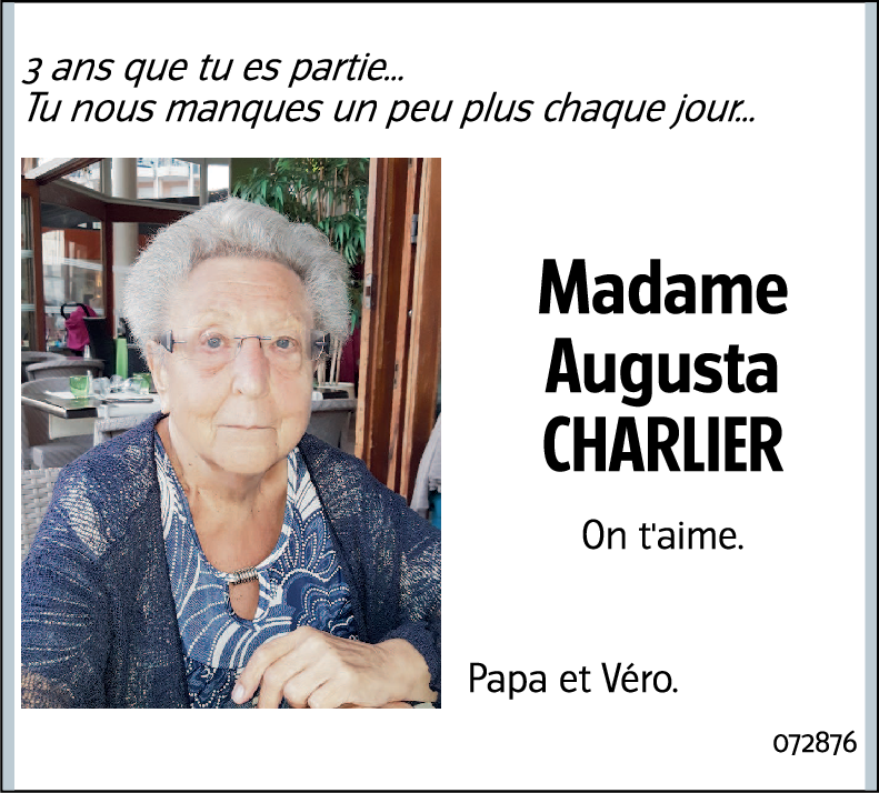 Augusta CHARLIER