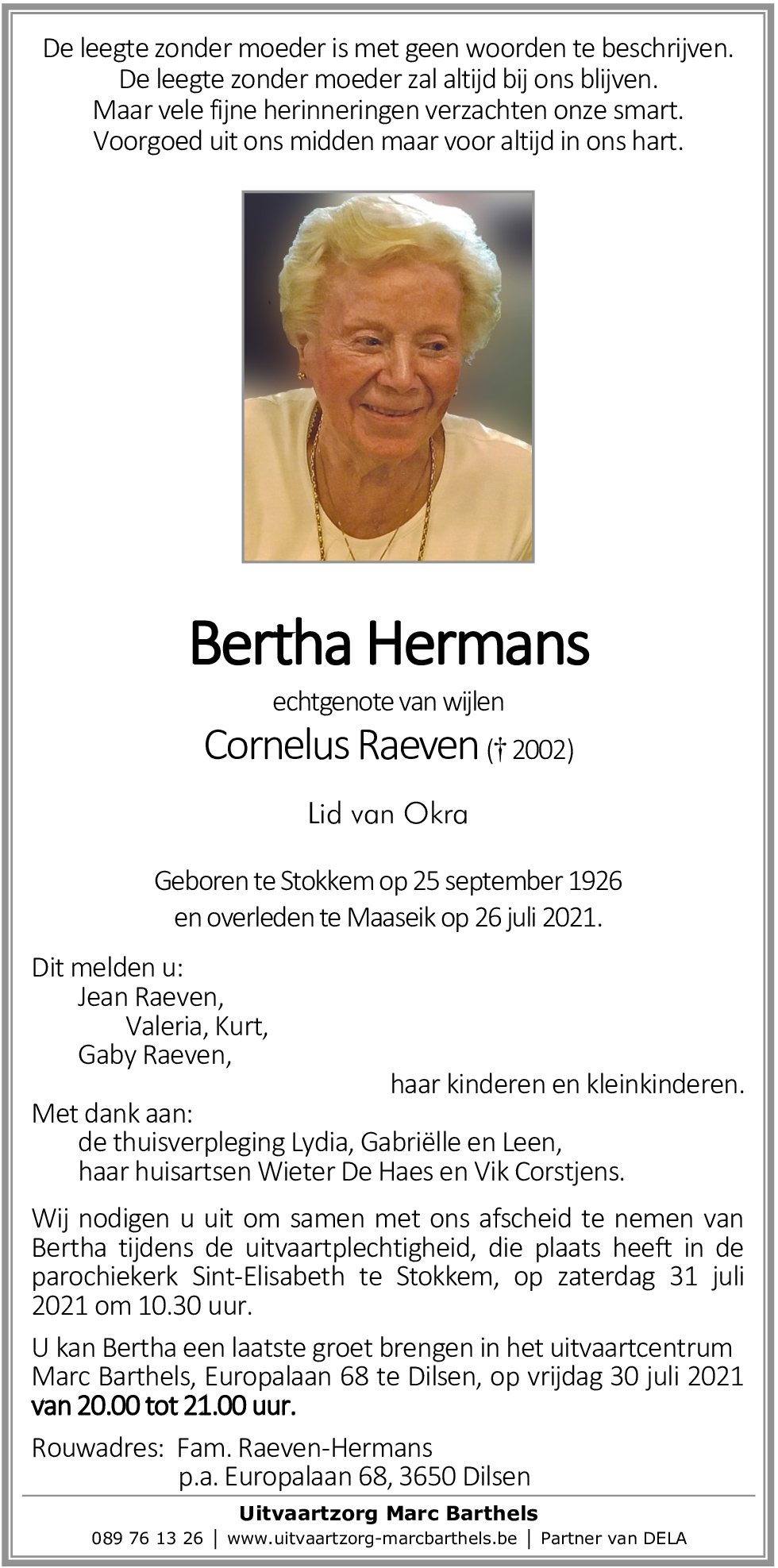 Bertha Hermans