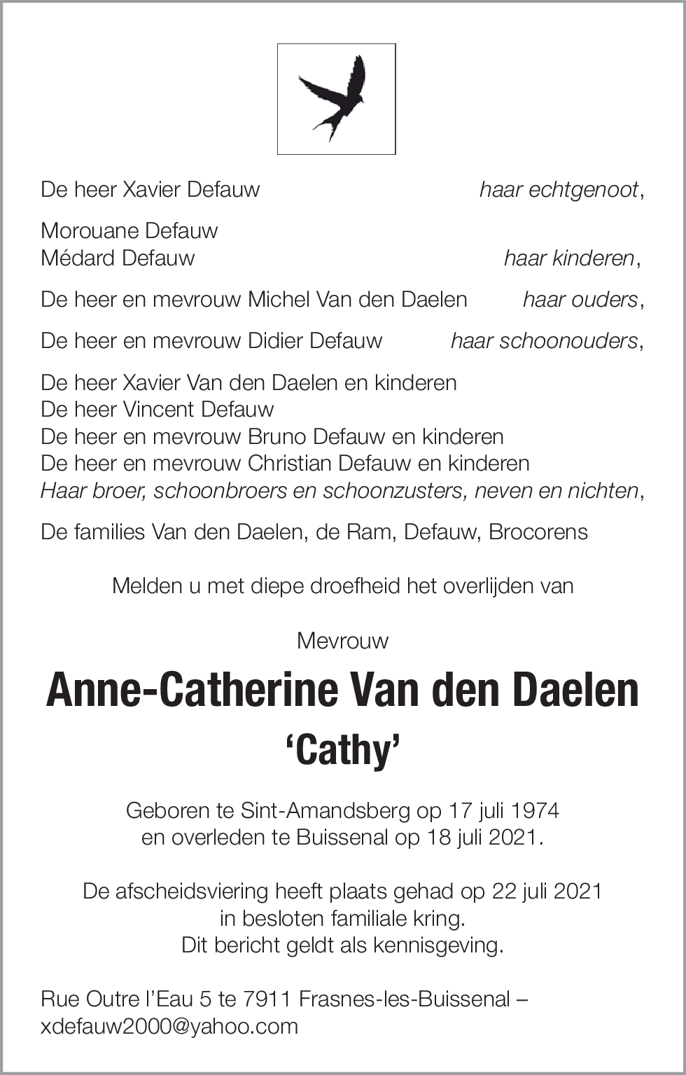 Cathy Van Den Daelen