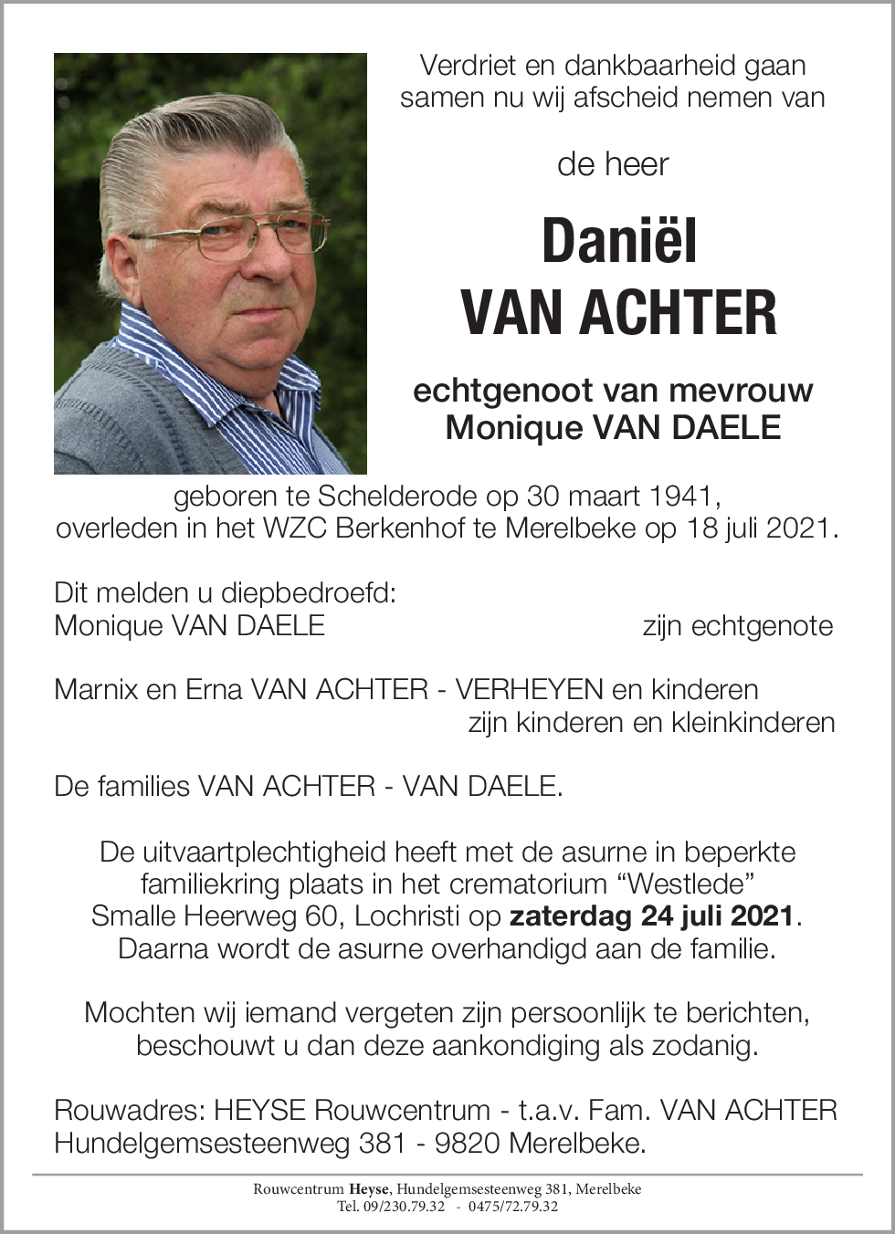 Daniël VAN ACHTER