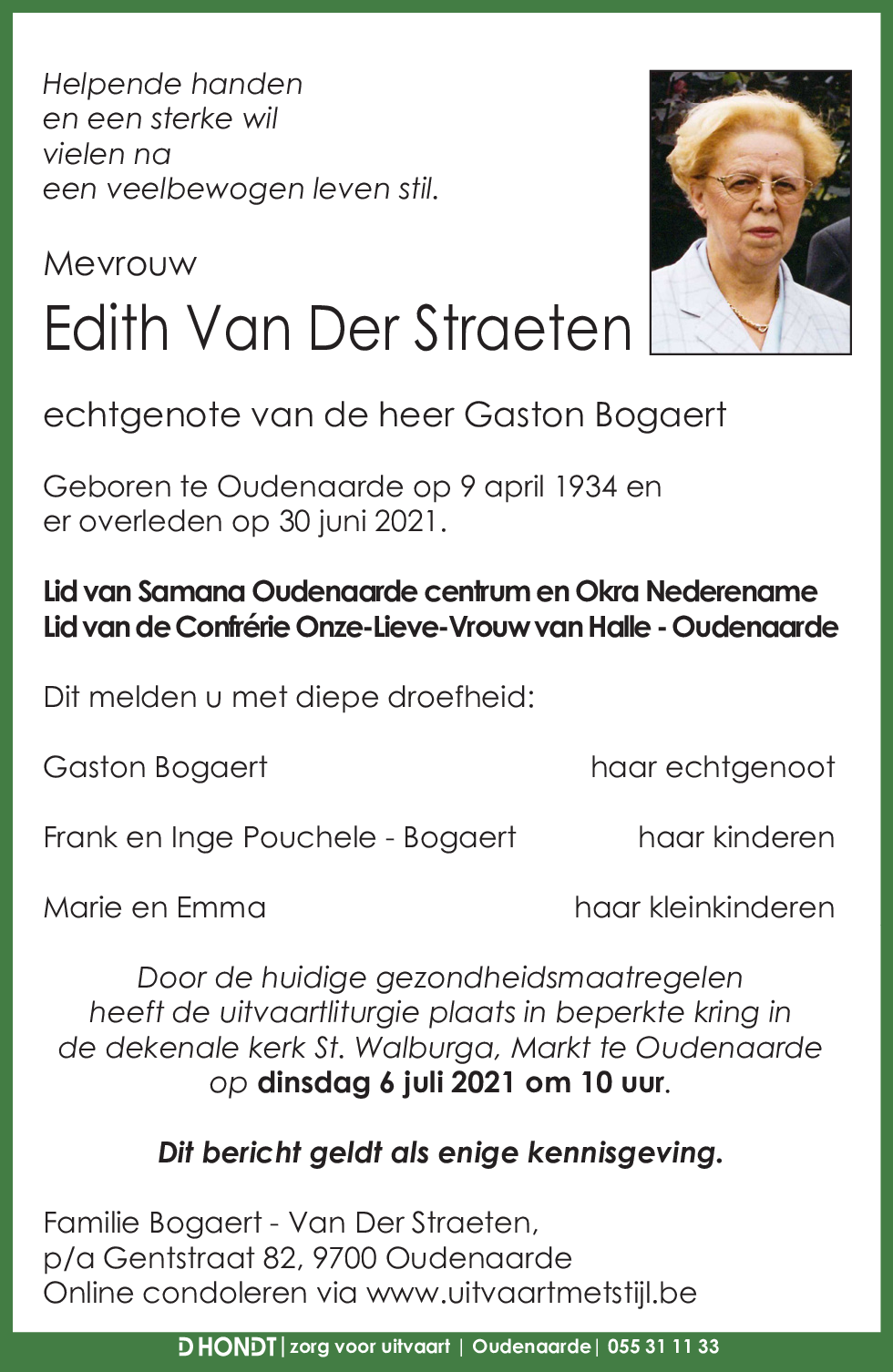 Edith Van Der Straeten
