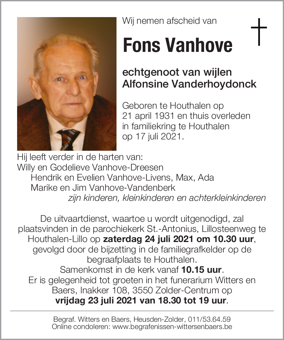 Fons Vanhove