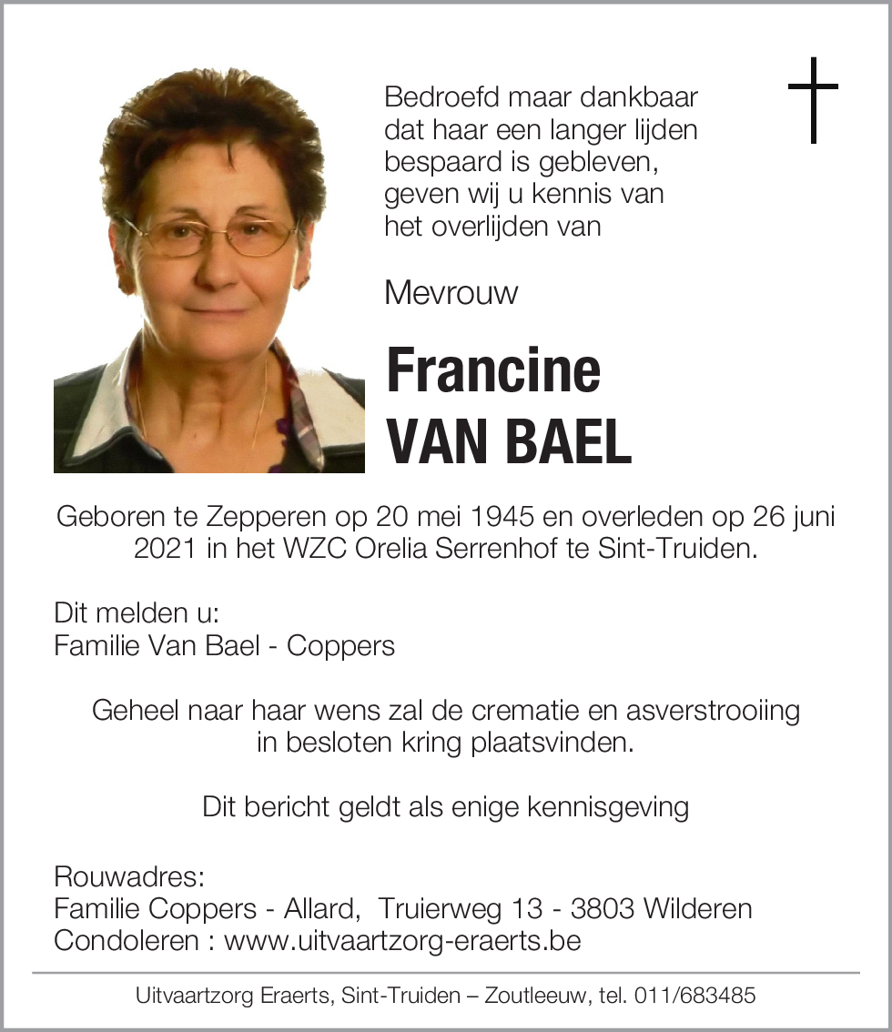 Francine Van Bael