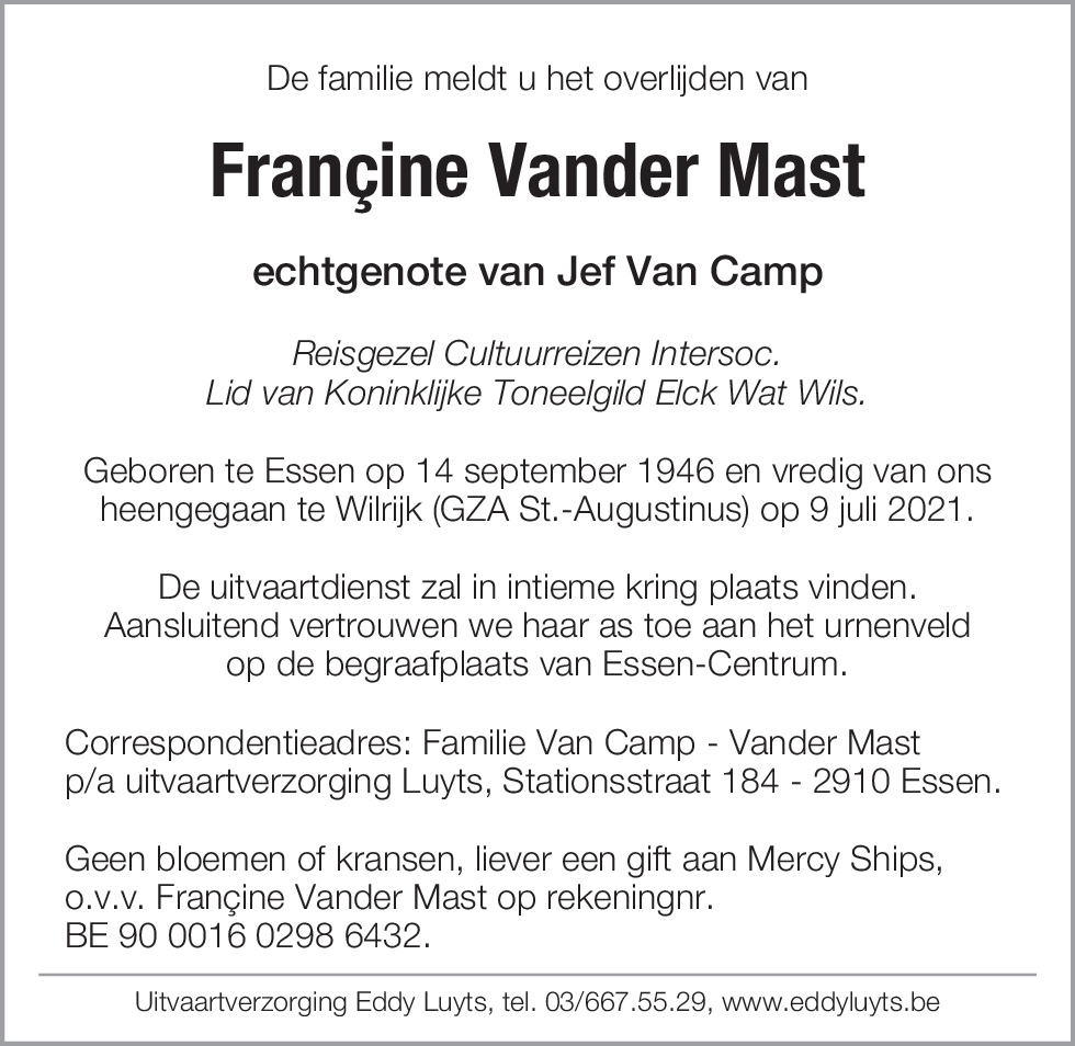 Françine Vander Mast