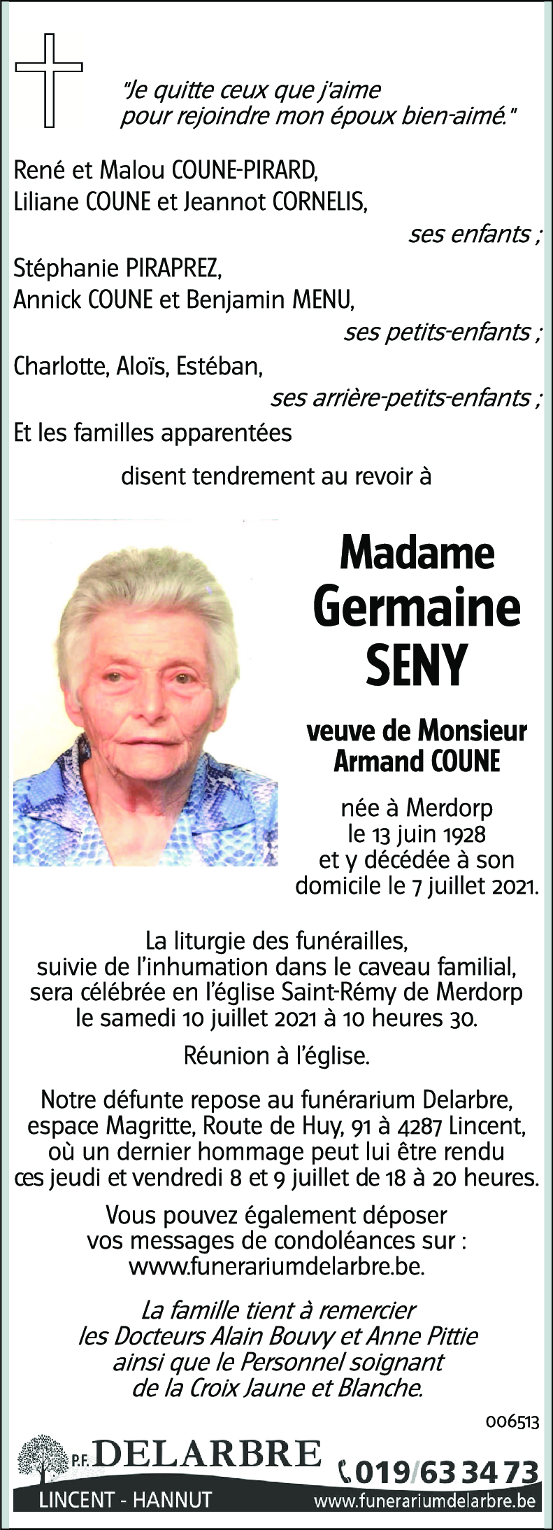 Germaine SENY