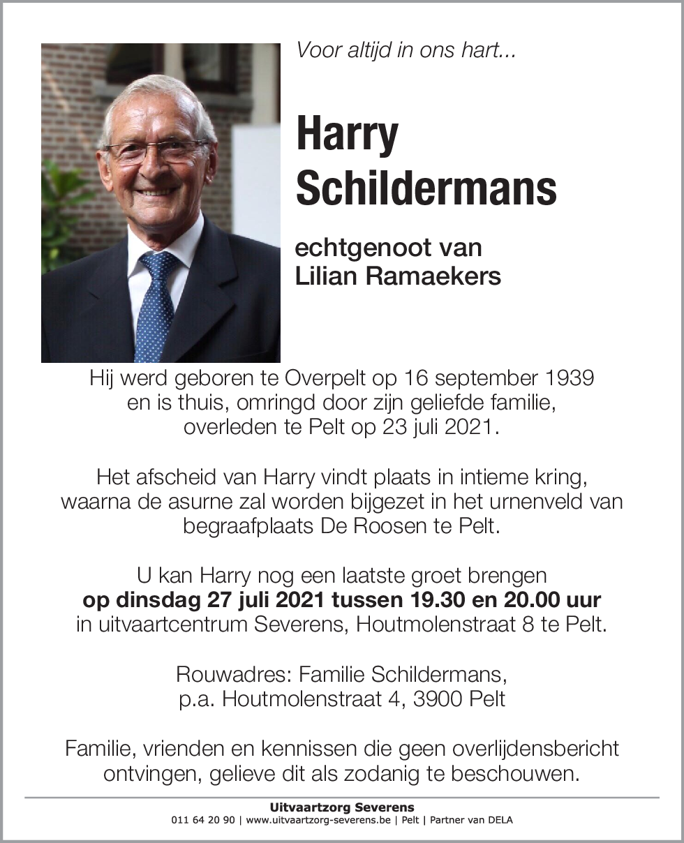 Harry Schildermans