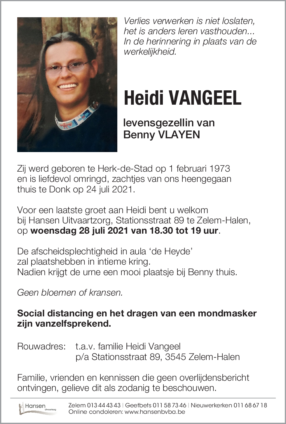 Heidi VANGEEL