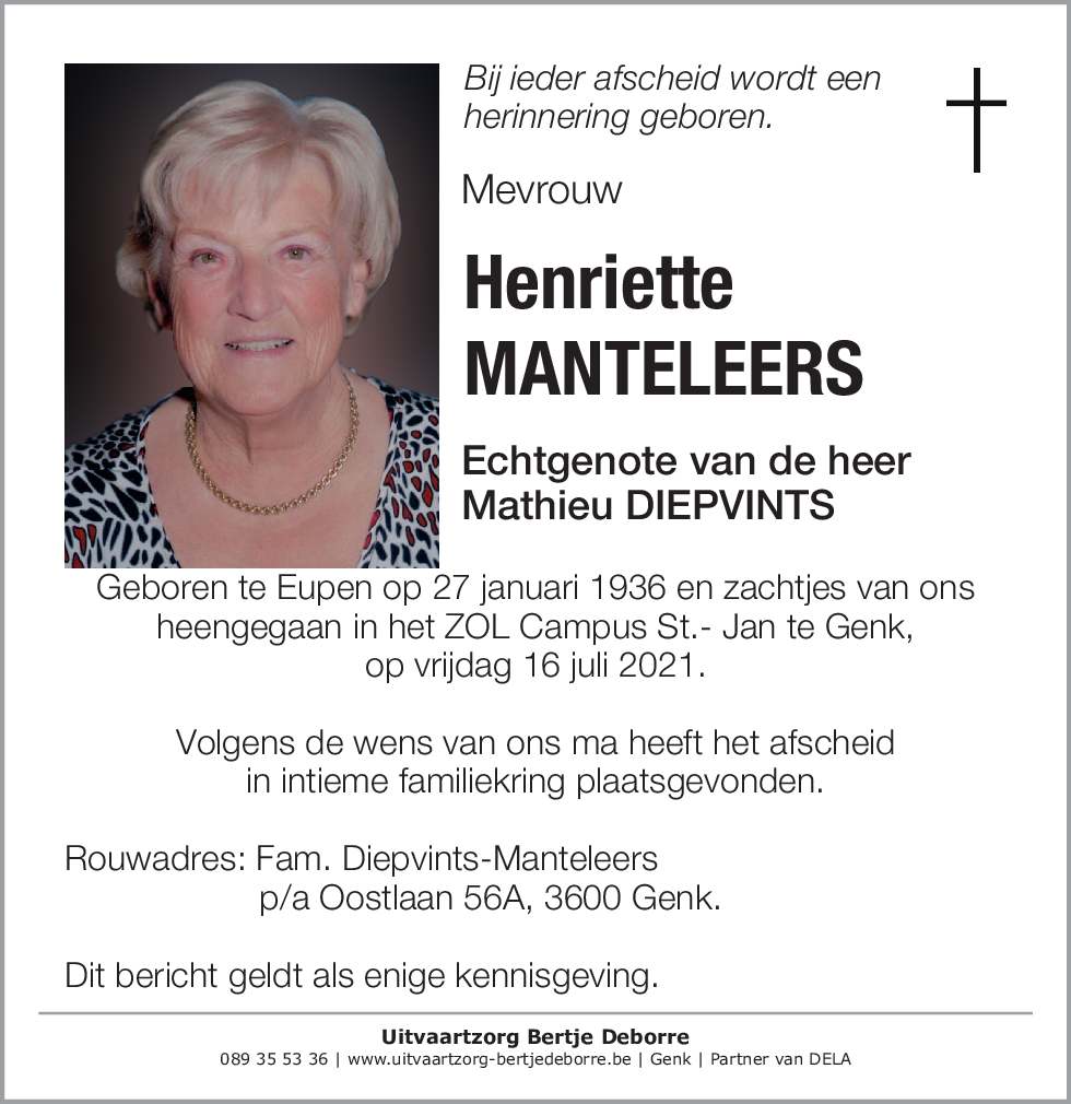Henriette Manteleers