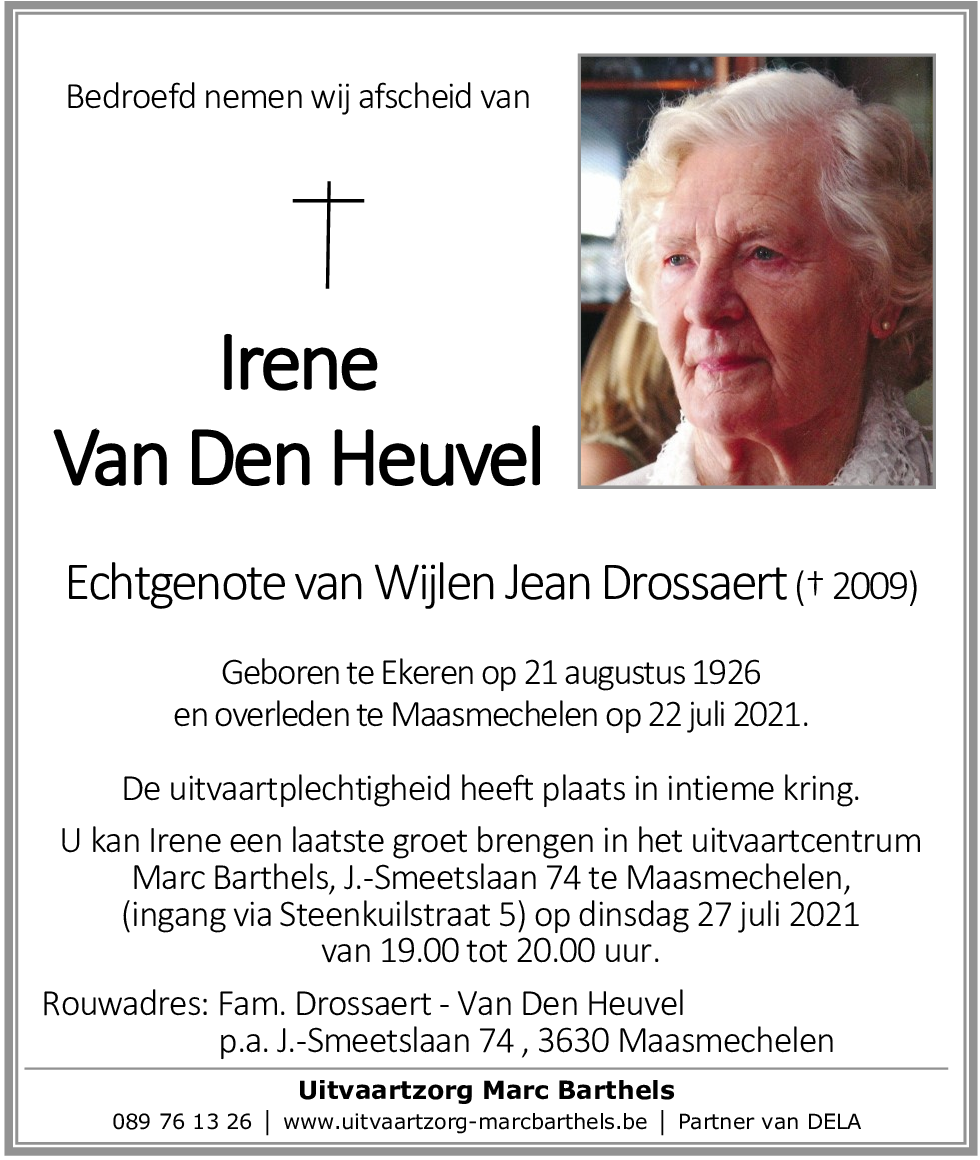 Irene Van Den Heuvel