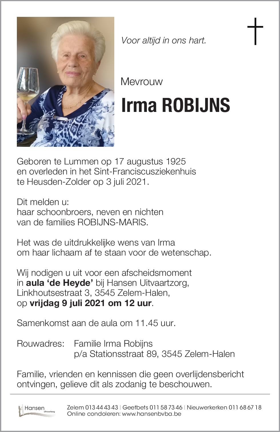 Irma ROBIJNS