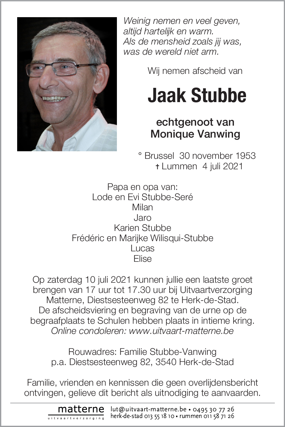 Jaak Stubbe