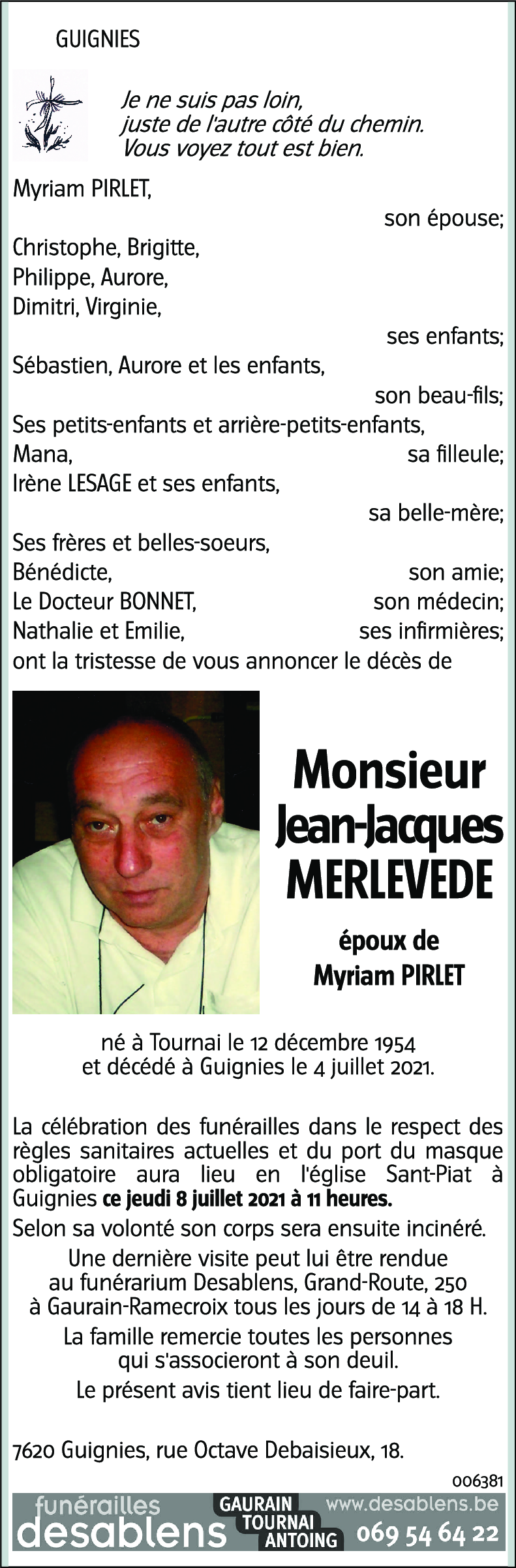 Jean-Jacques MERELEVEDE