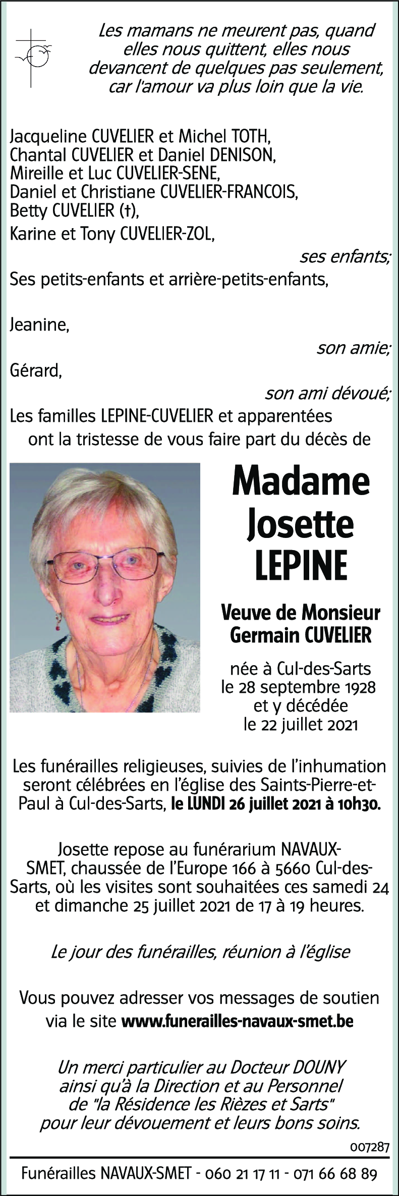 Josette LEPINE