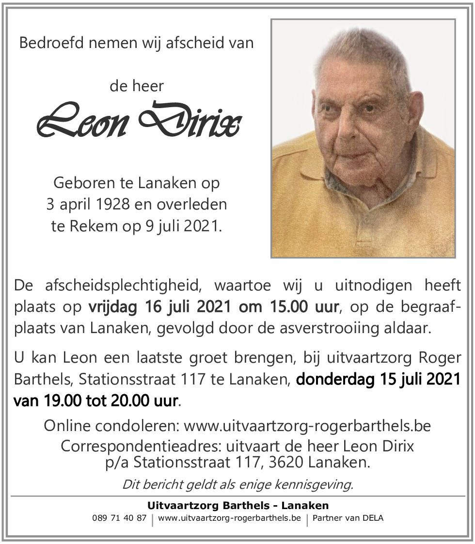 Leon Dirix
