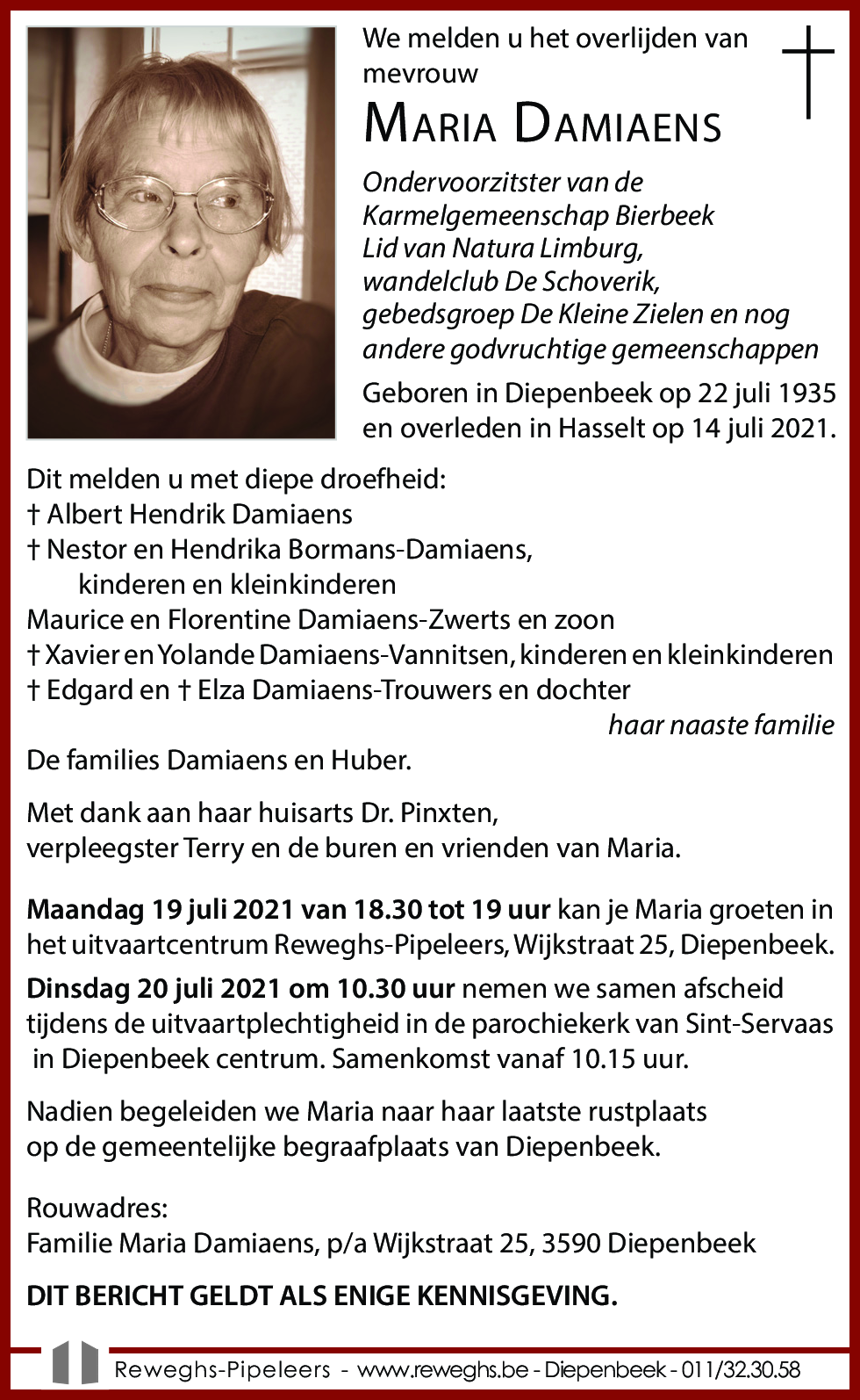 Maria Damiaens