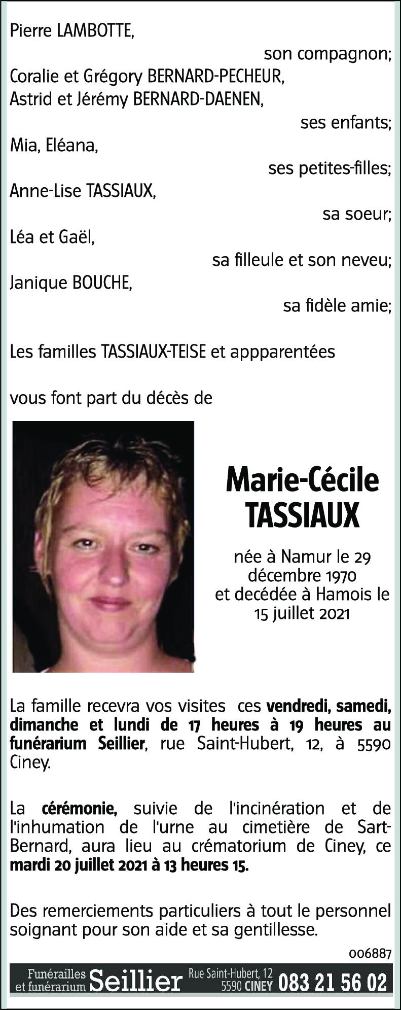 Marie-Cécile TASSIAUX