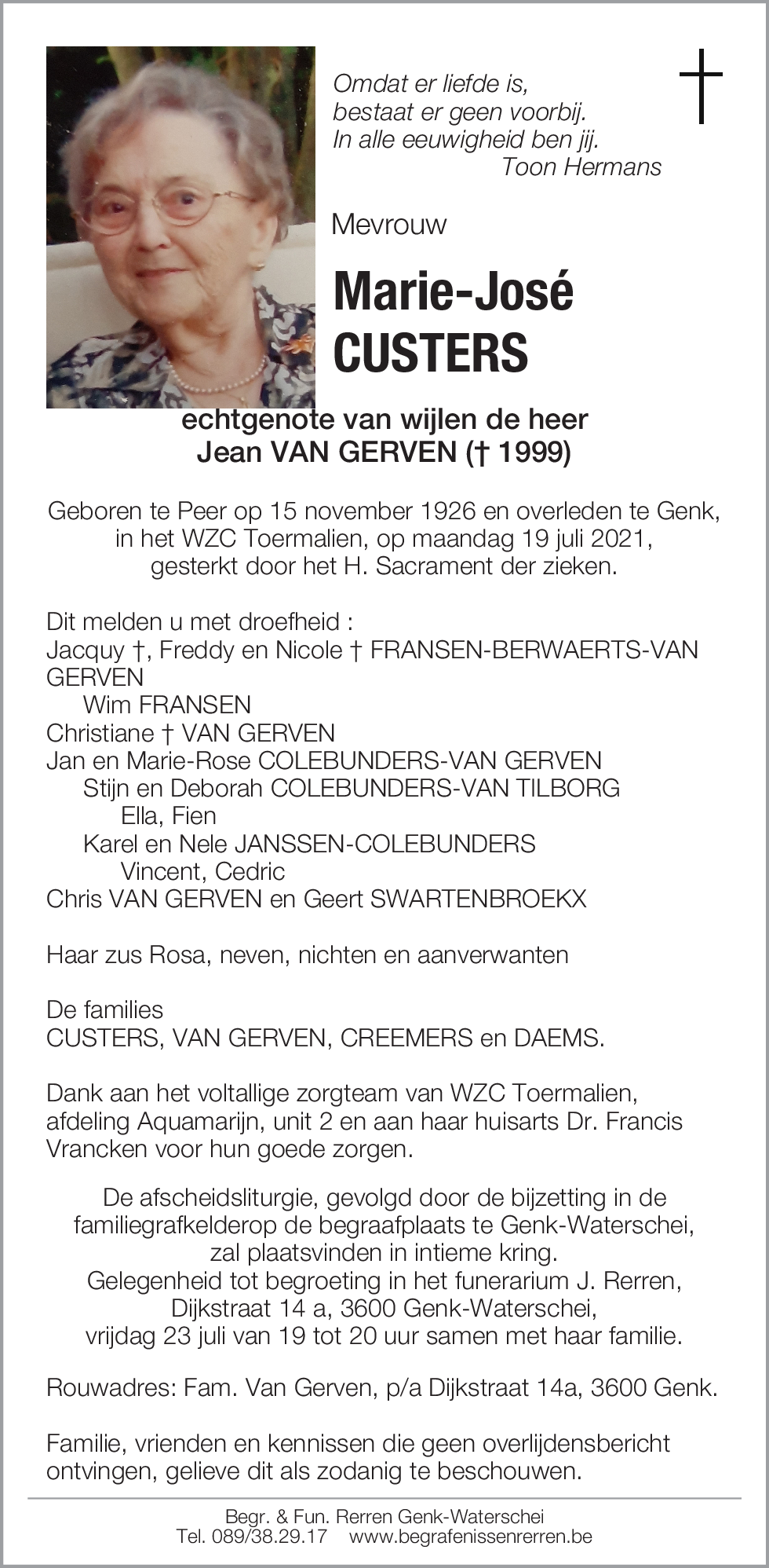 Marie-José CUSTERS