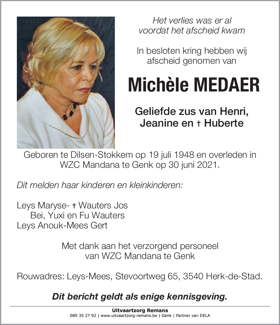 Michèle Medaer
