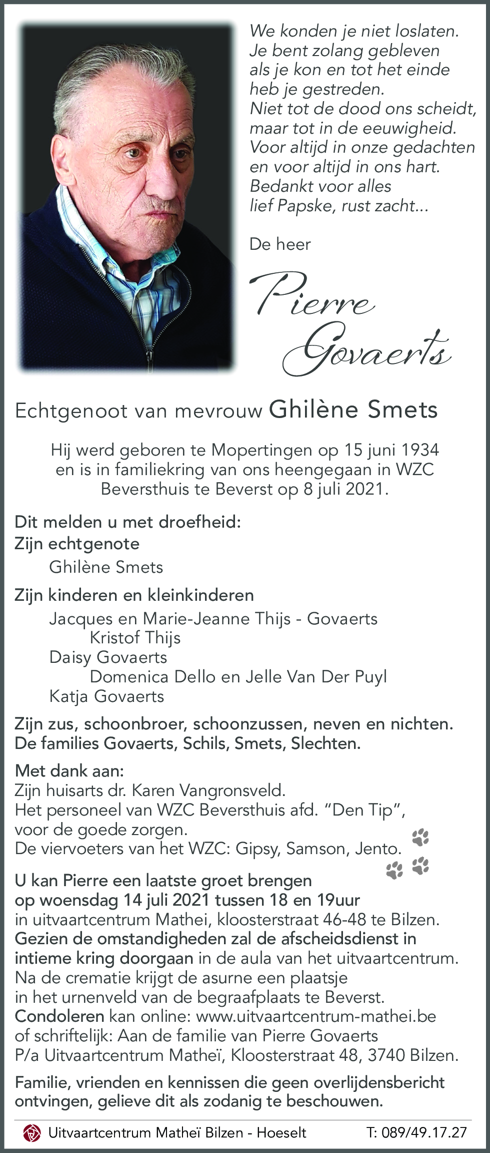 Pierre GOVAERTS