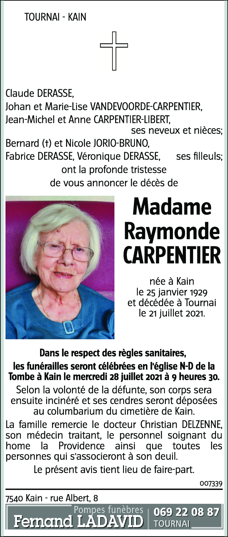 Raymonde CARPENTIER